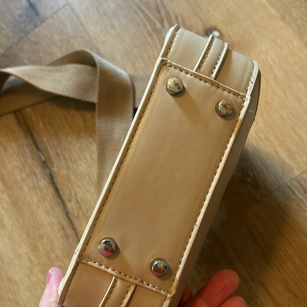 Zara cross body small tan purse